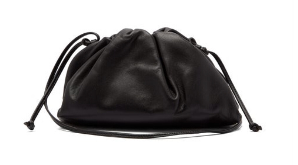Bottega Pouch 20 Black, New in Box