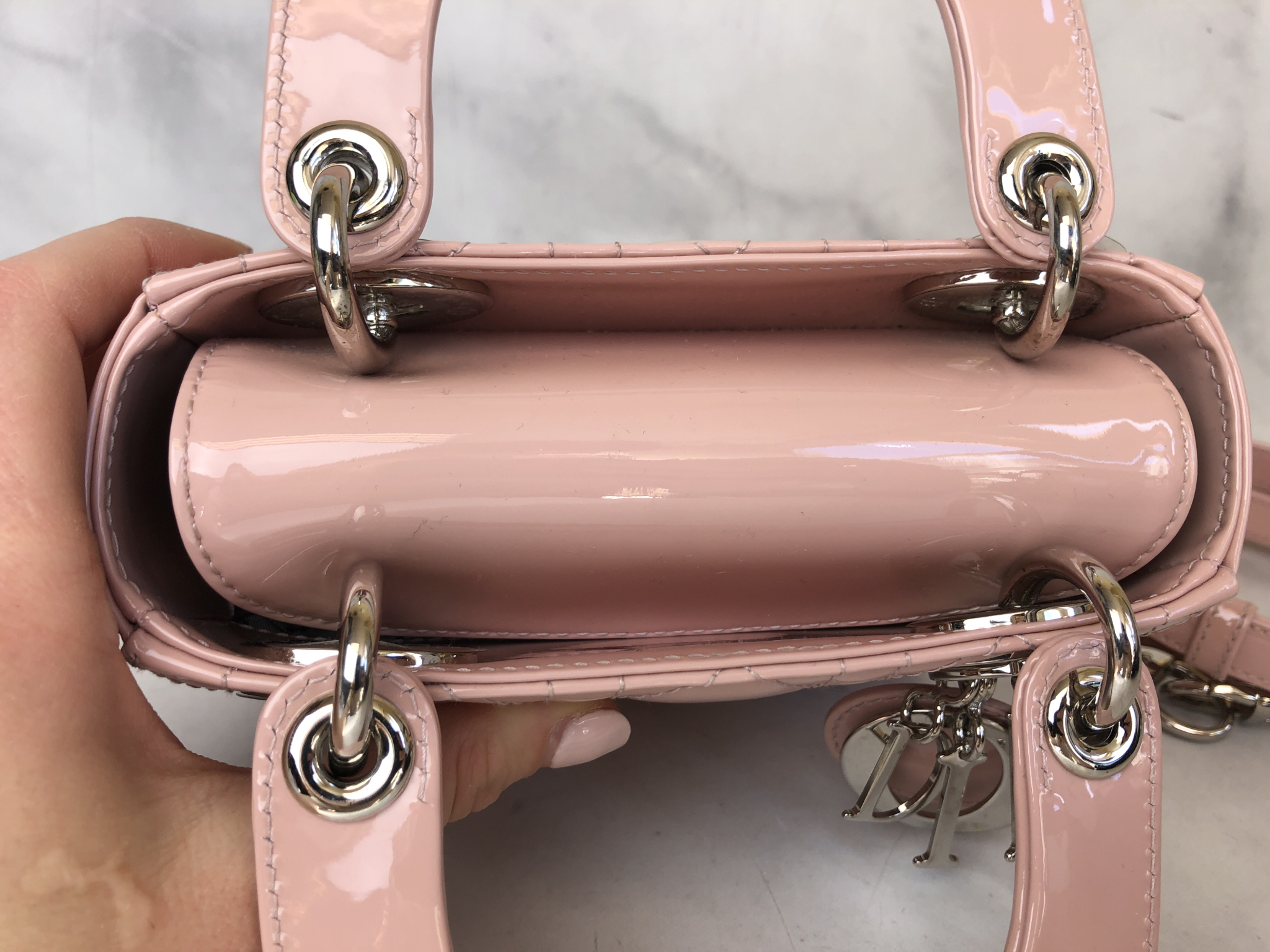 Dior // Pink Mini Lady Dior Bag – VSP Consignment
