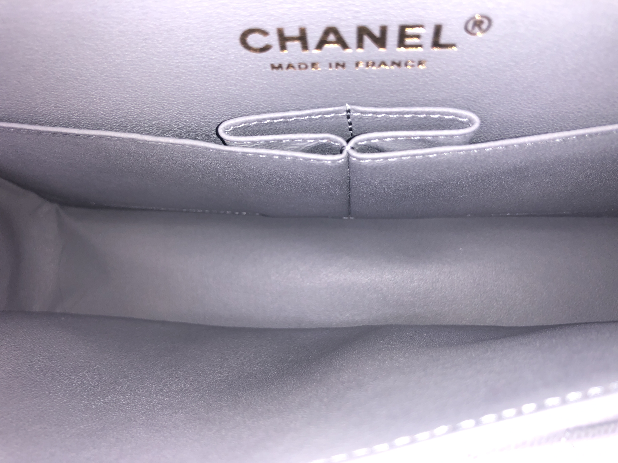 Chanel Classic Medium, 20C Grey Caviar with Gold Hardware, Preowned in Box  WA001 - Julia Rose Boston