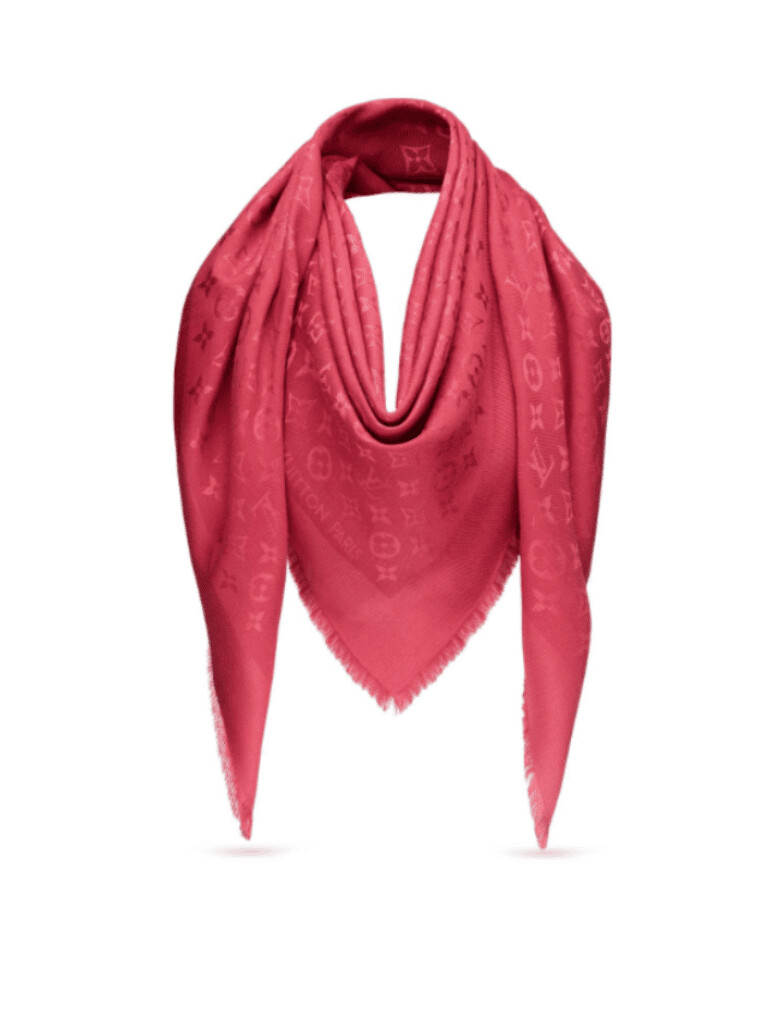 Louis Vuitton Shawl Pomme D’amour (Red) With Blemish - MA001