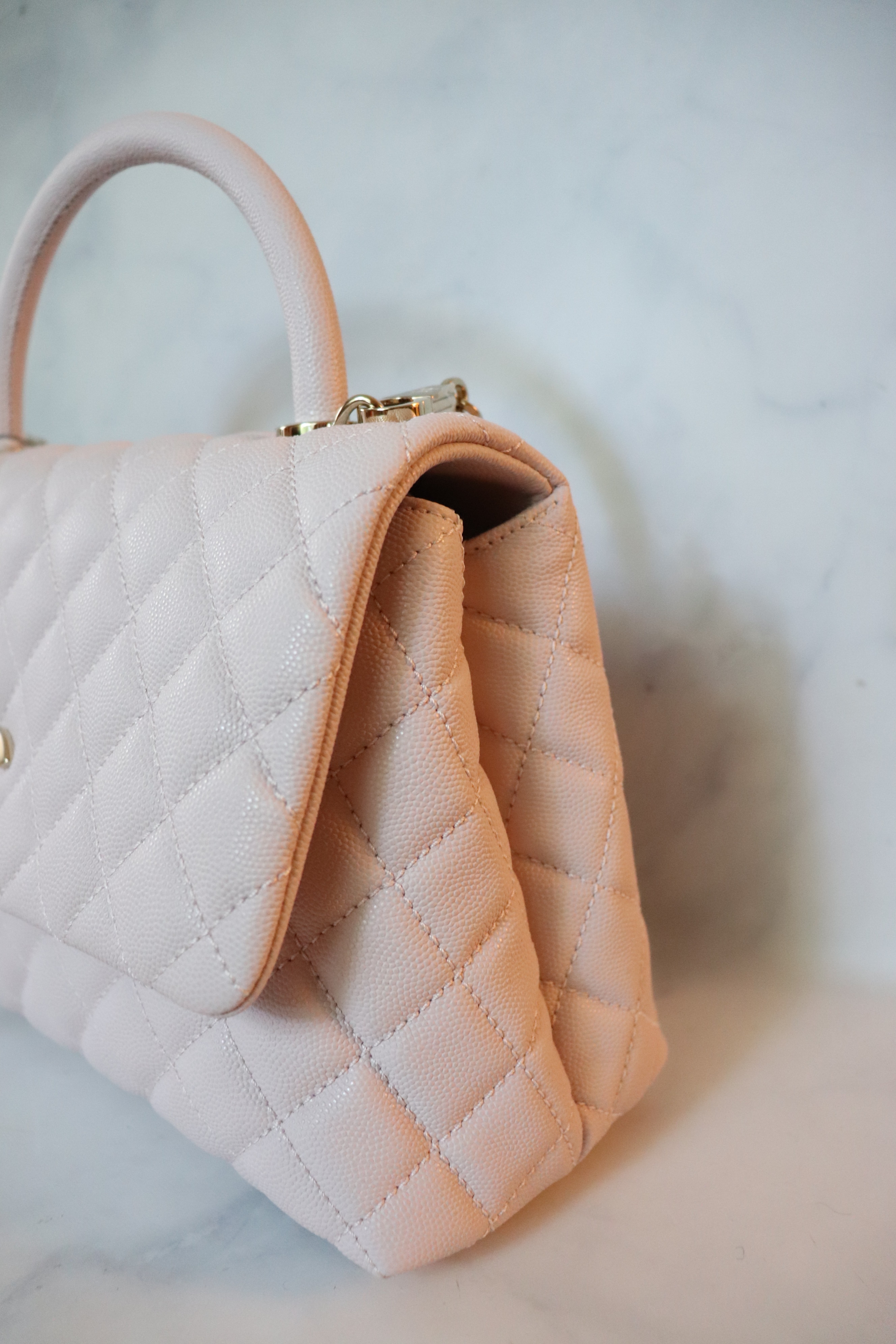 Chanel 2022 Small Coco Handle Bag - Pink Handle Bags, Handbags - CHA792851