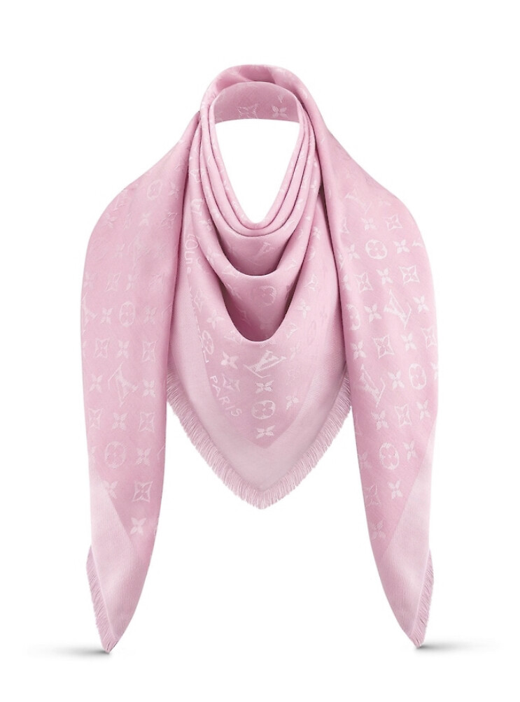 pink scarf louis vuittons