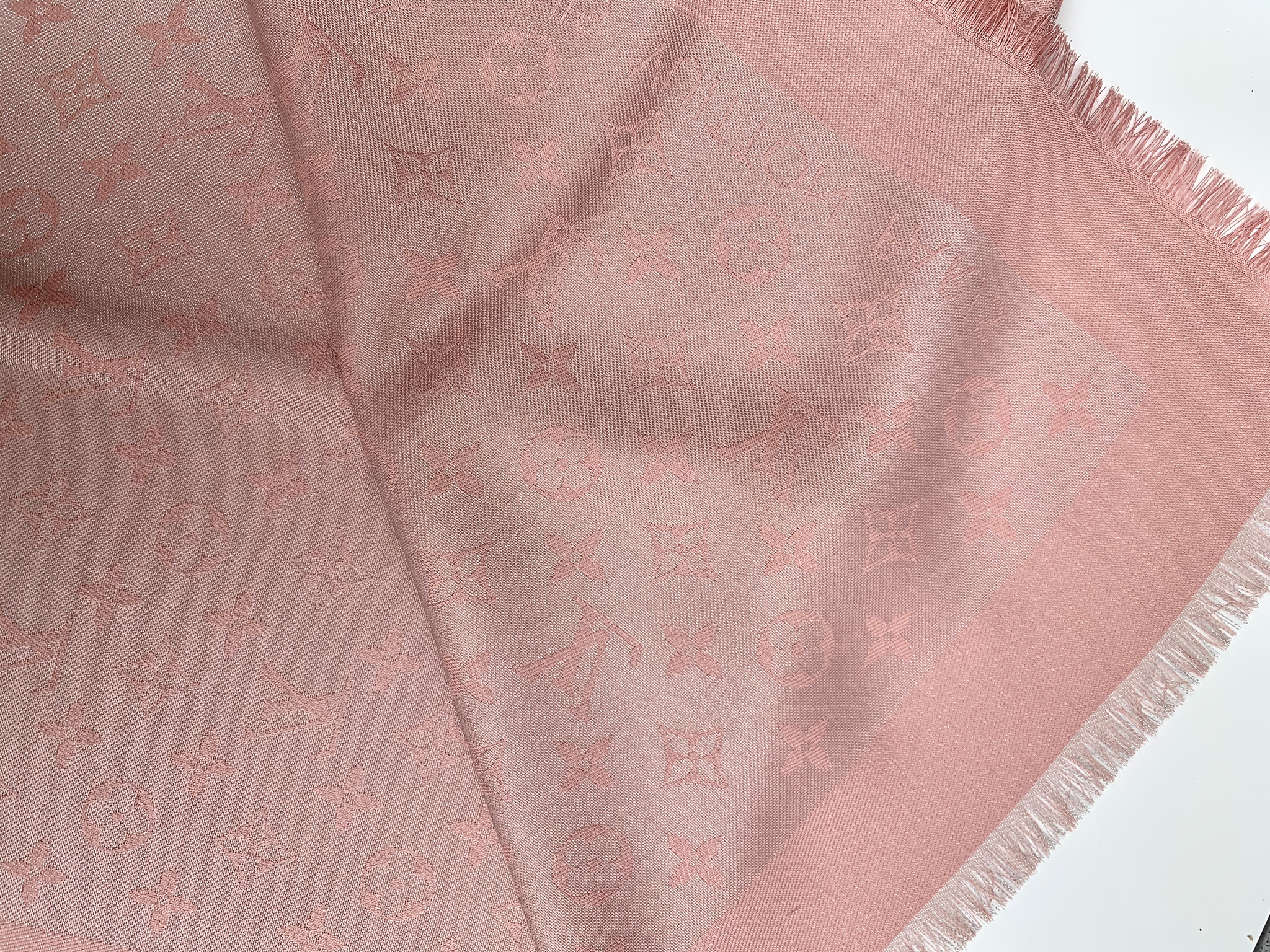Louis Vuitton Chale/Scarf Denim Rose - Designer WishBags