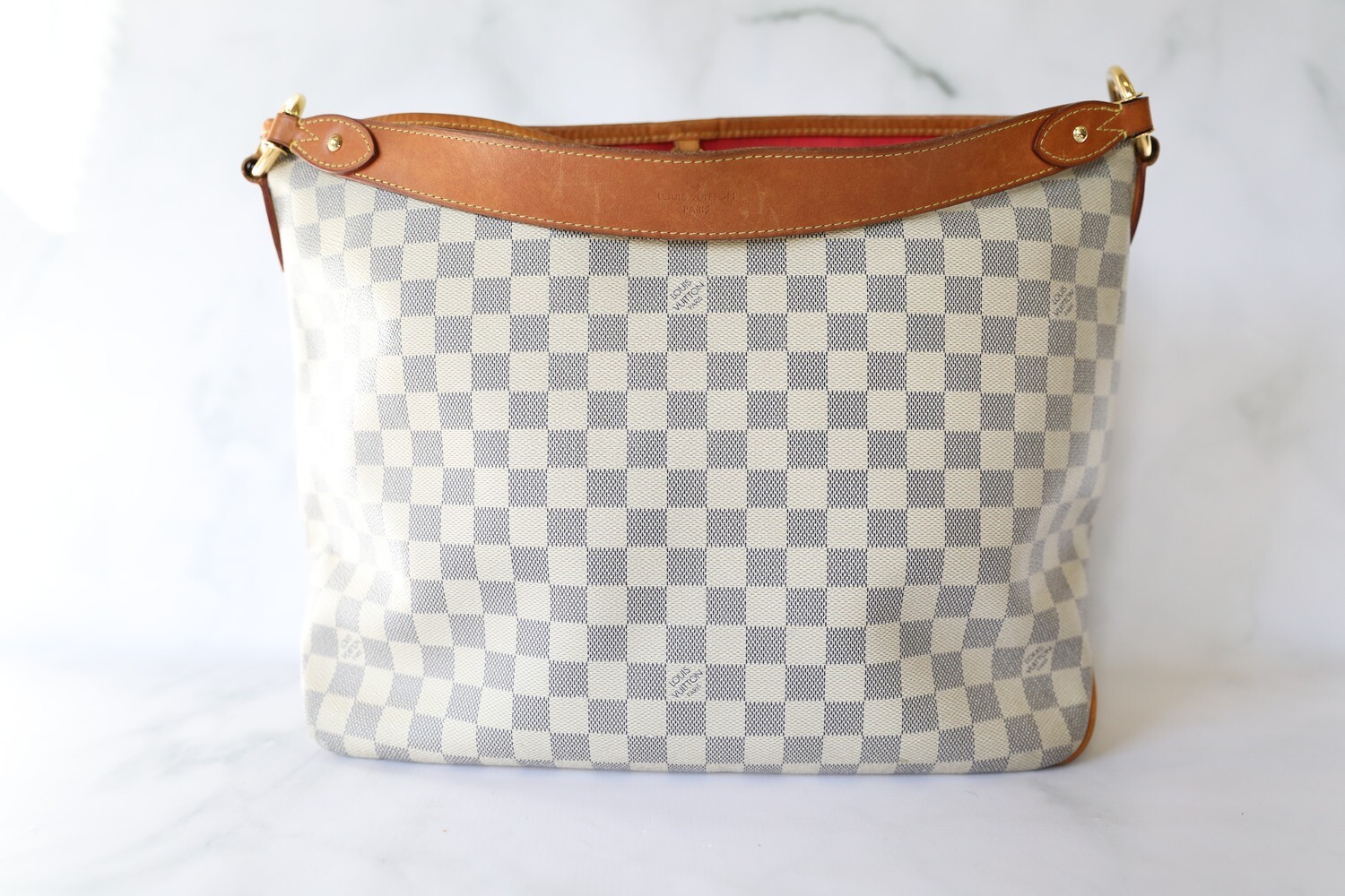 Louis Vuitton Delightful MM, Azur, Preowned in Box WA001