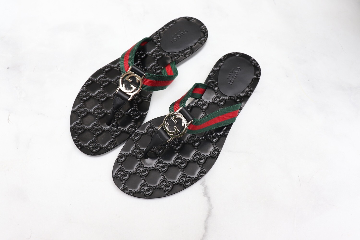 Gucci Thong Sandals, New in Box