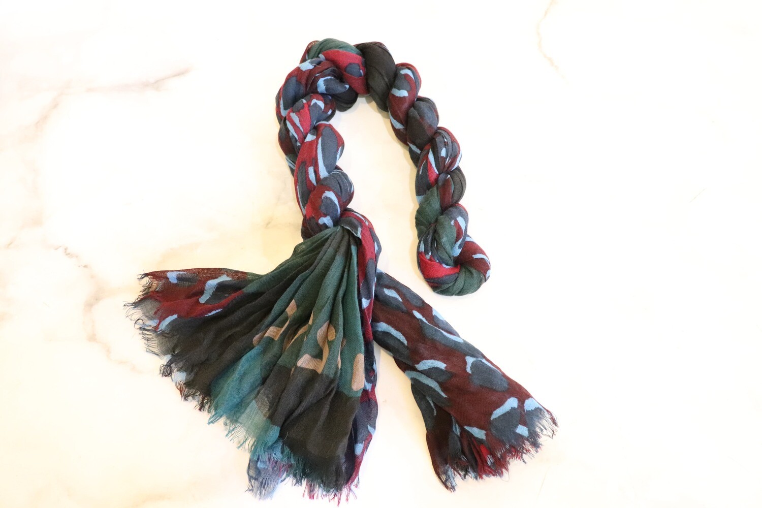 Louis Vuitton Cashmere Scarf Stole, Dark Green, New - No Dustbag - MA001