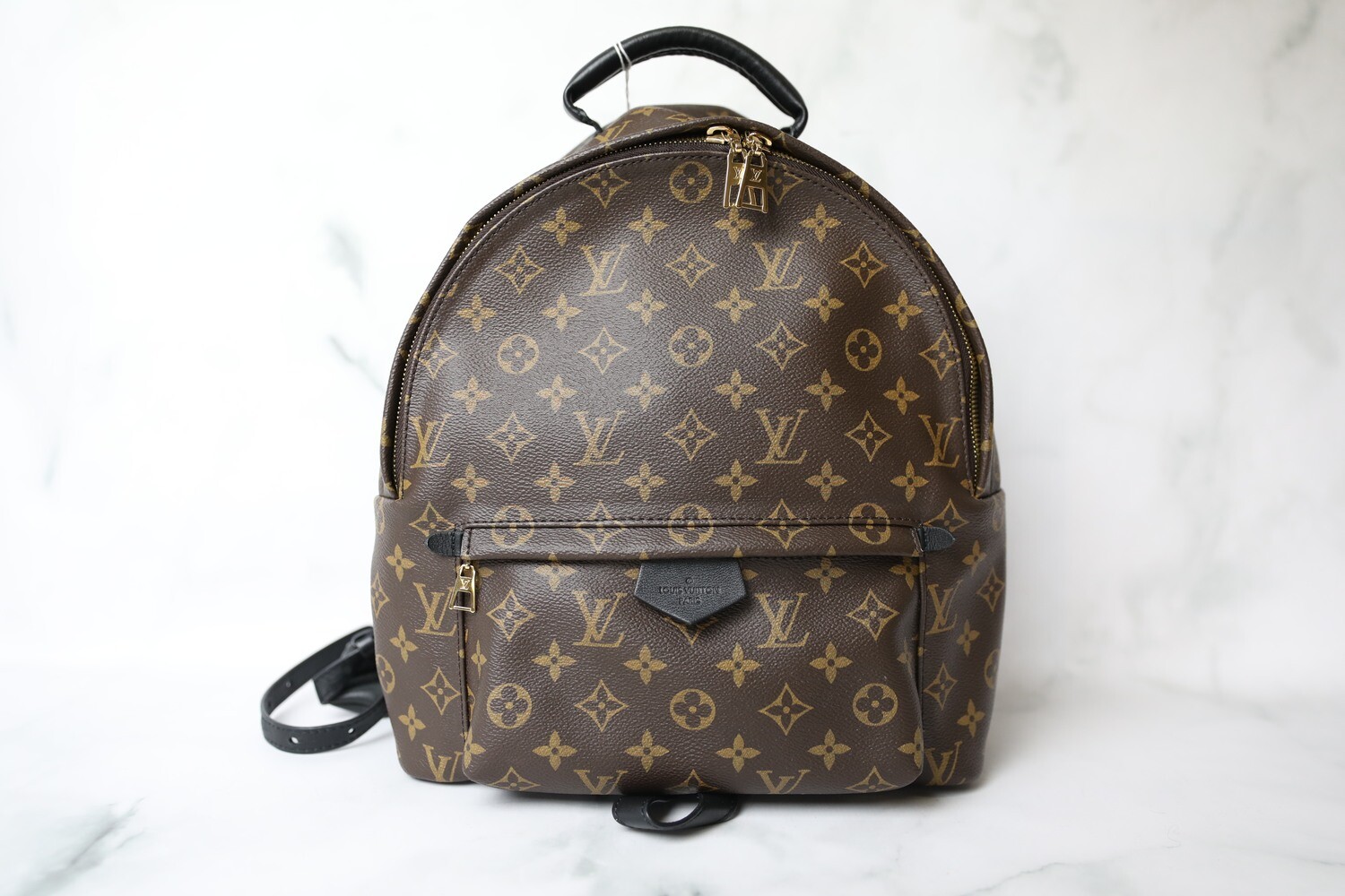 Louis Vuitton Palm Springs Backpack MM, Monogram, Preowned in Box WA001