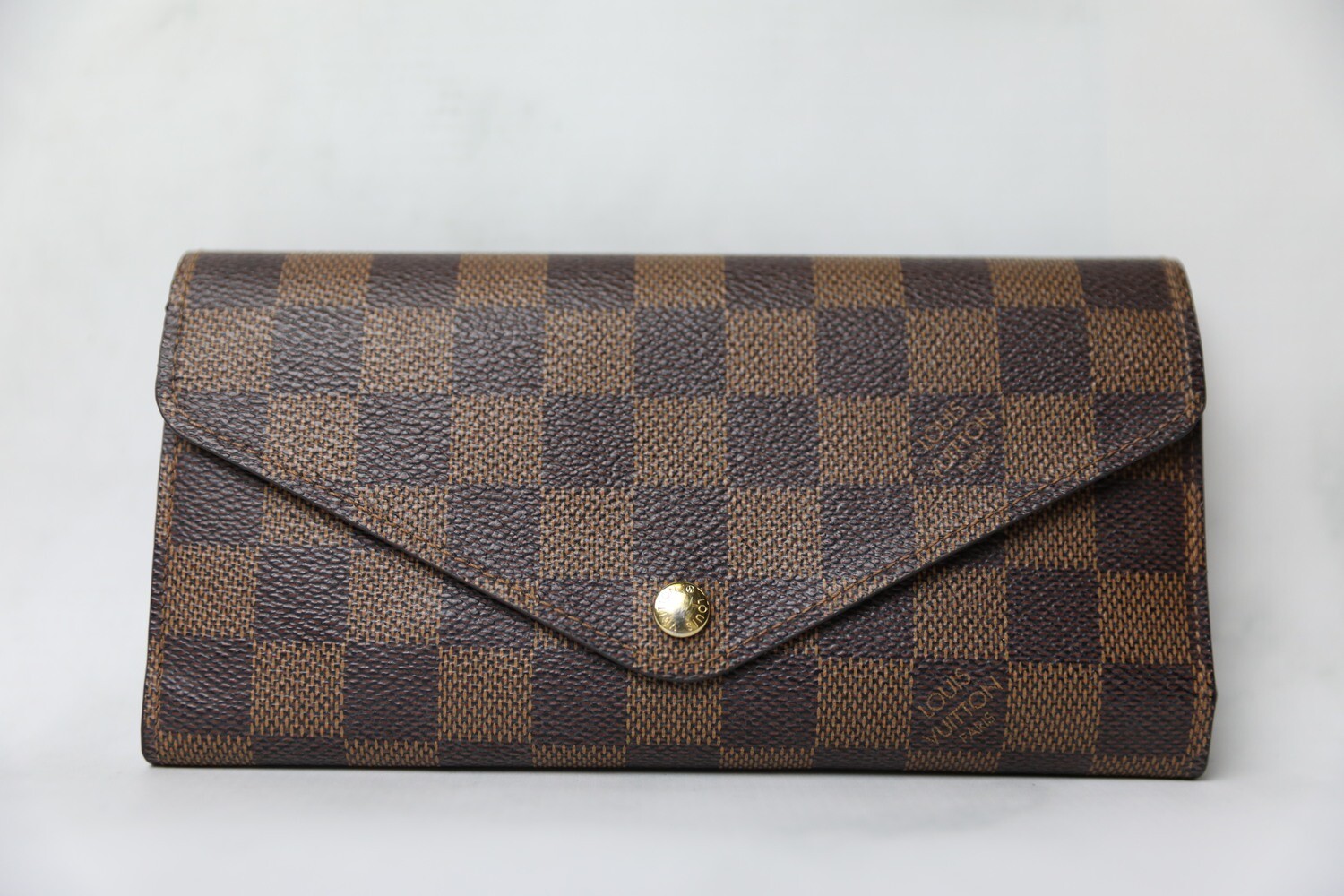 Louis Vuitton Josephine Wallet, Damier Ebene, Preowned WA001