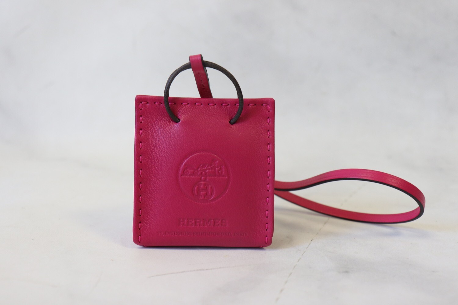 Hermes Orange Charm, Rose Mexico, New in Box MA001