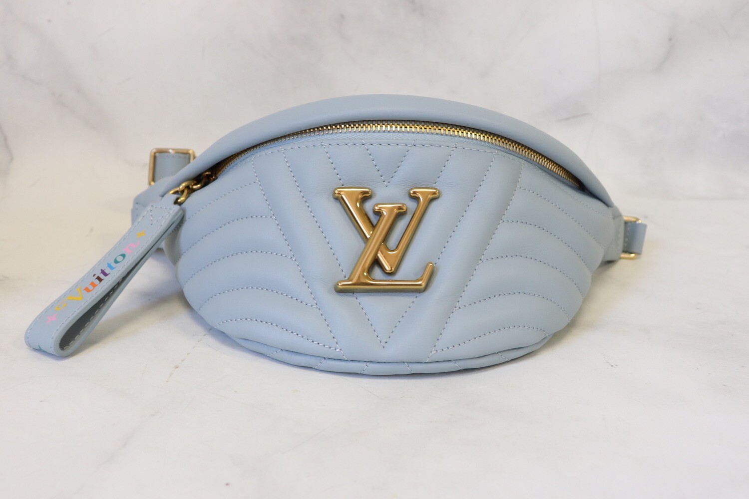 Louis Vuitton New Wave Blue Bum Bag