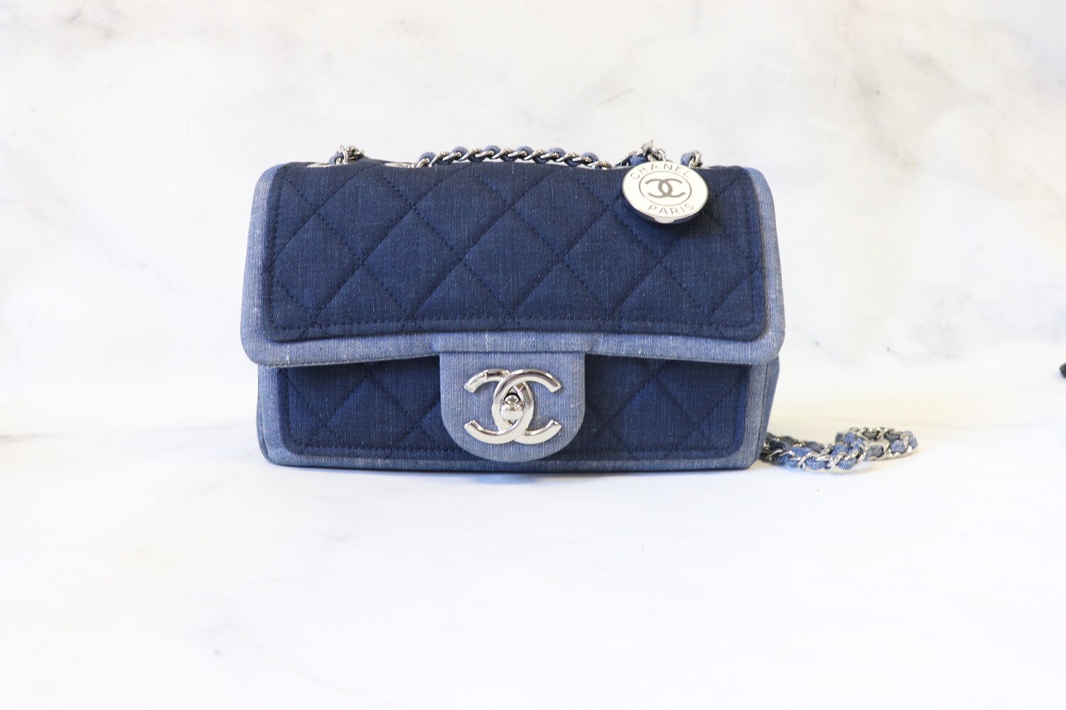 Chanel Seasonal Mini Denim, Preowned in Dustbag