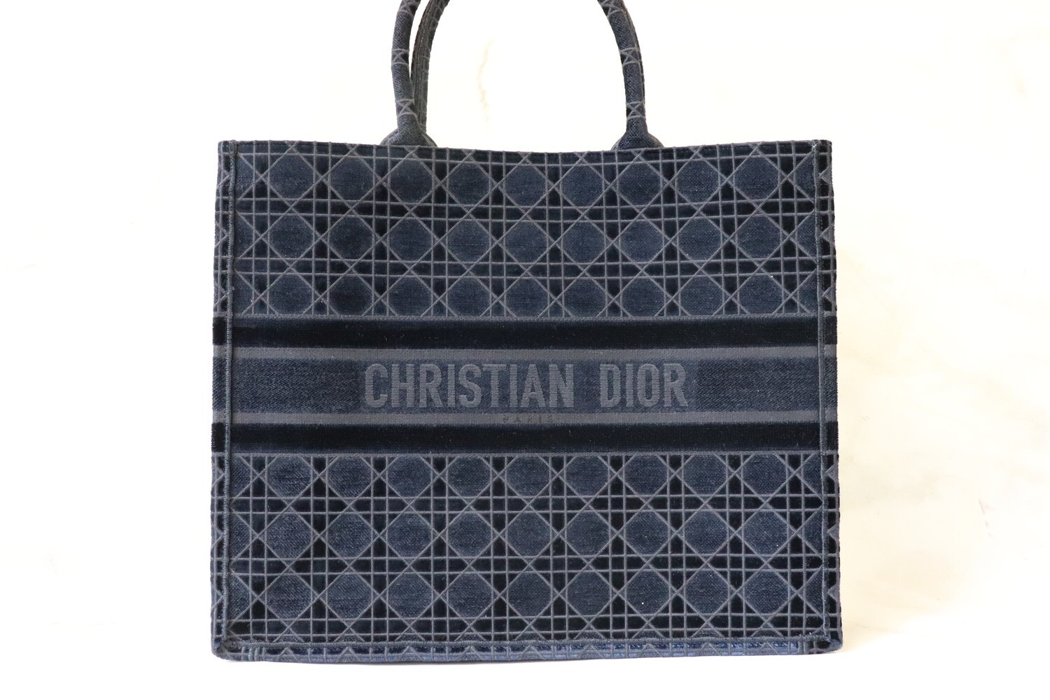 dior velvet tote