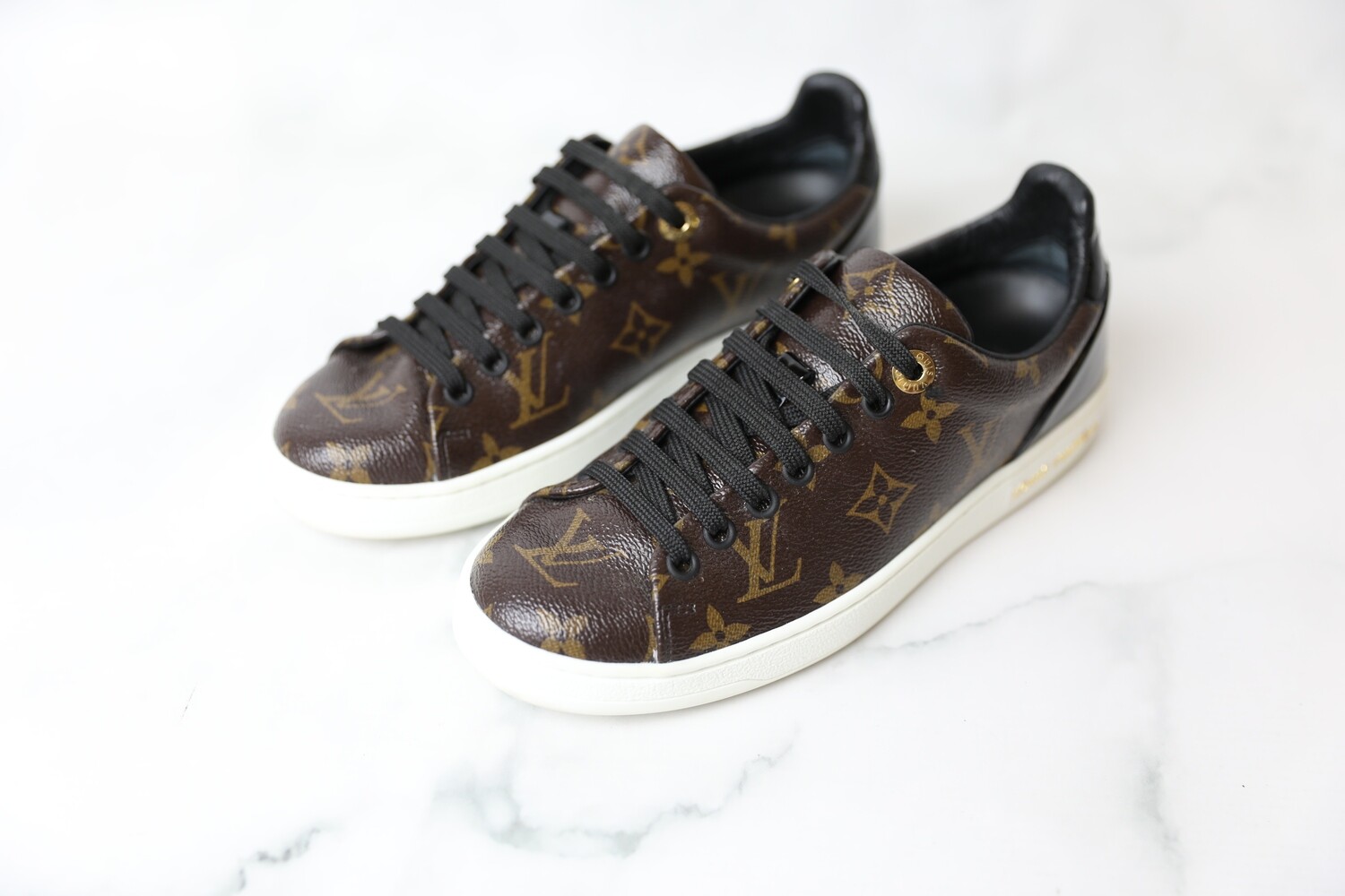 Louis Vuitton Sneakers, Monogram Canvas, Size 5, Preowned WA001