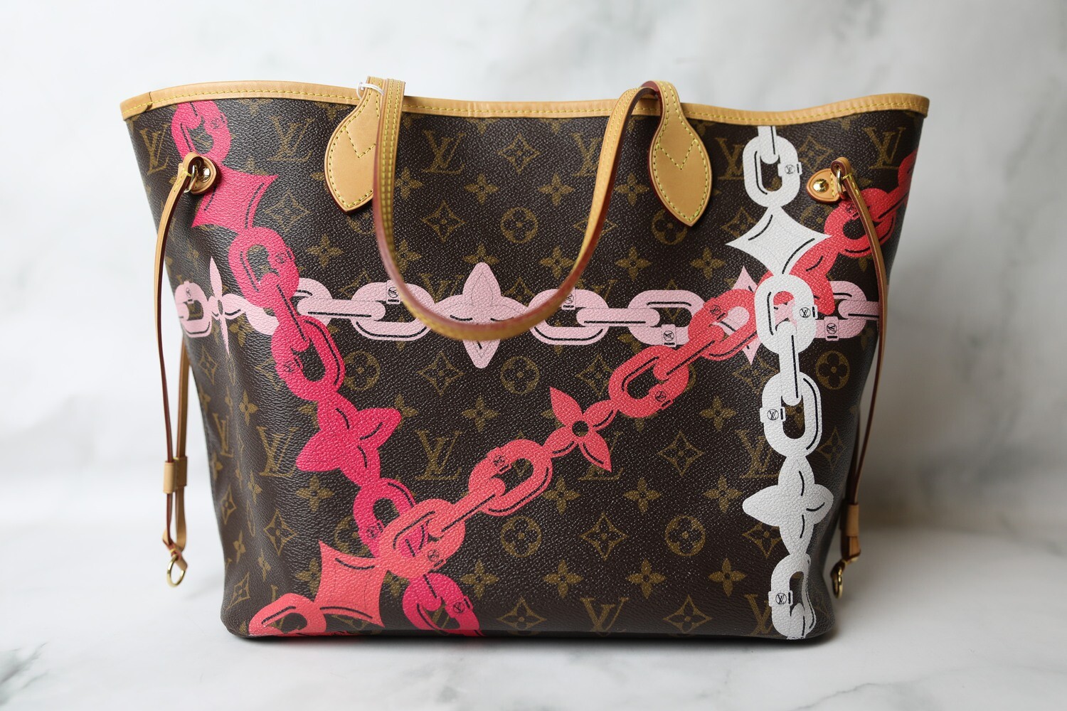 Louis Vuitton Neverfull MM Chain Bay, Preowned in Box WA001