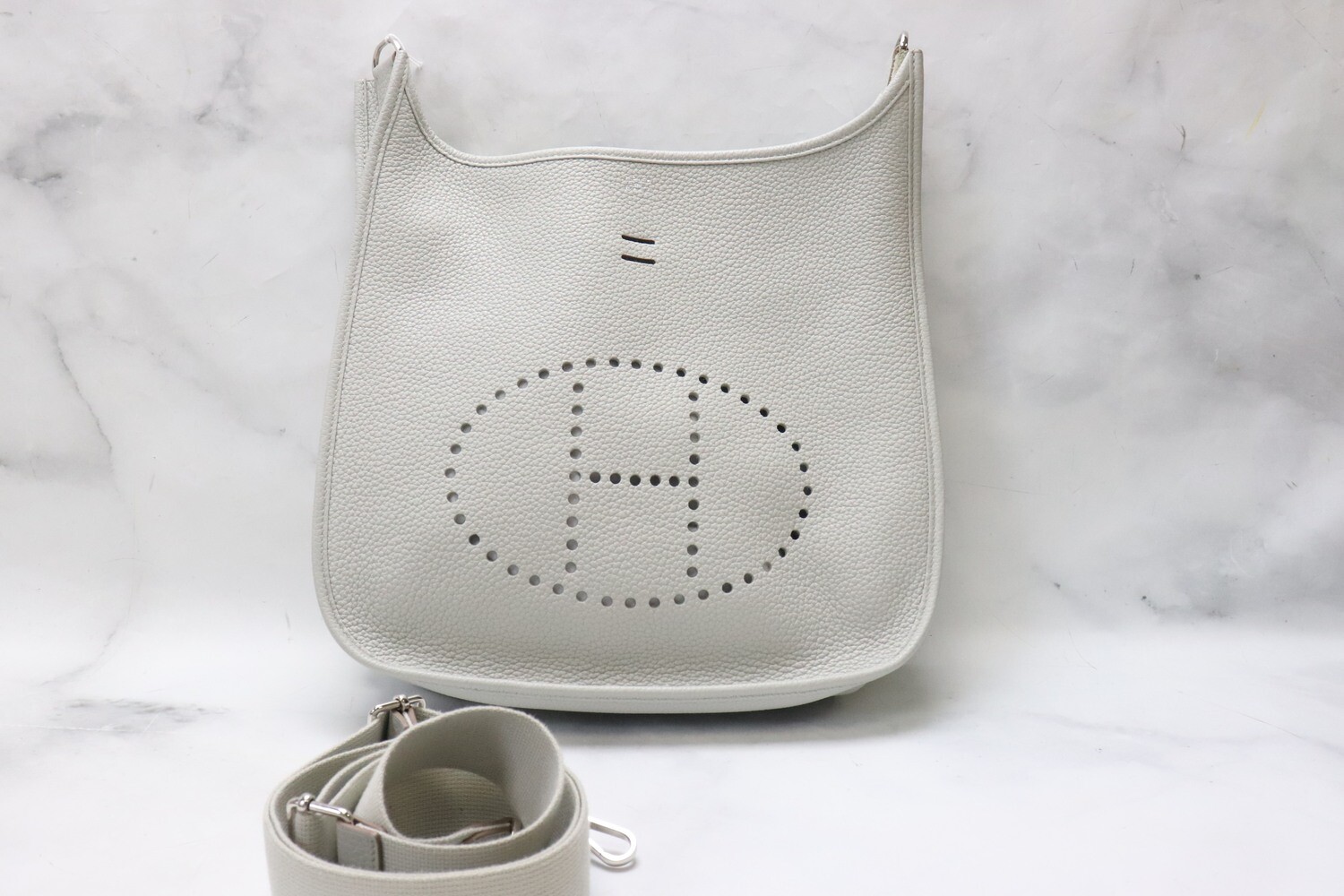 Hermes Evelyn GM Grey, Preowned in Box