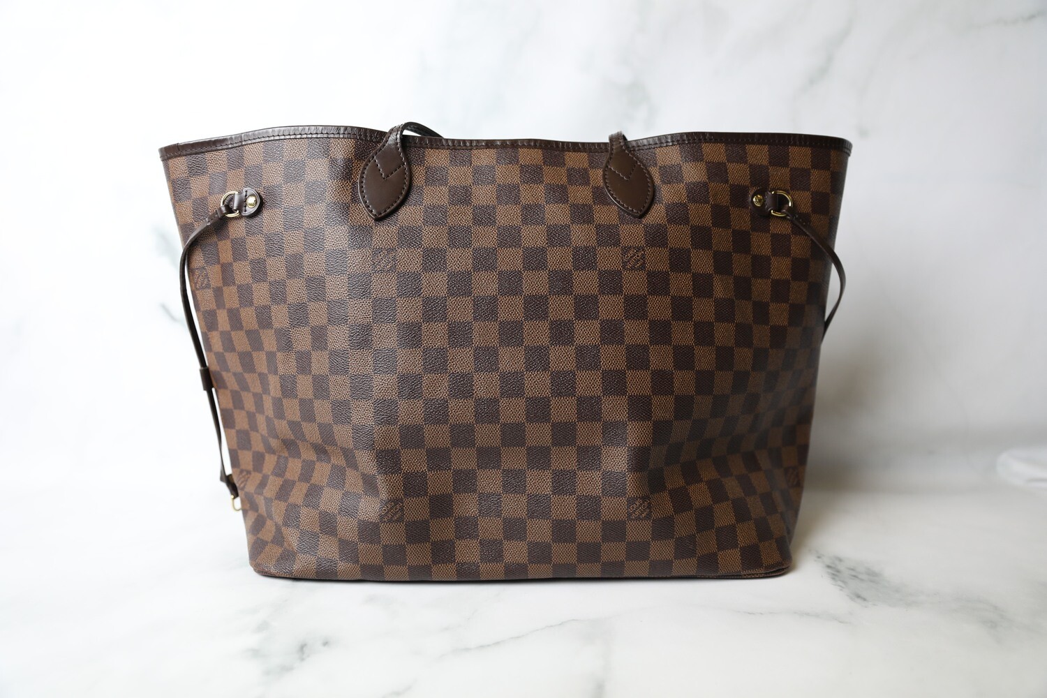 Louis Vuitton Neverfull GM Damier Ebene, preowned in Dustbag WA001
