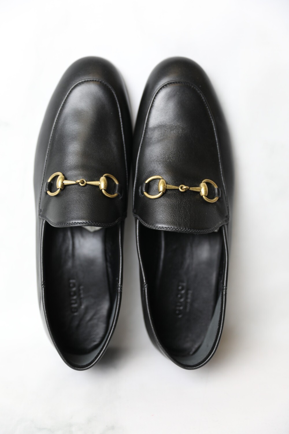 Gucci Loafer Jordaan, Black, Size 37.5, New in Box WA001