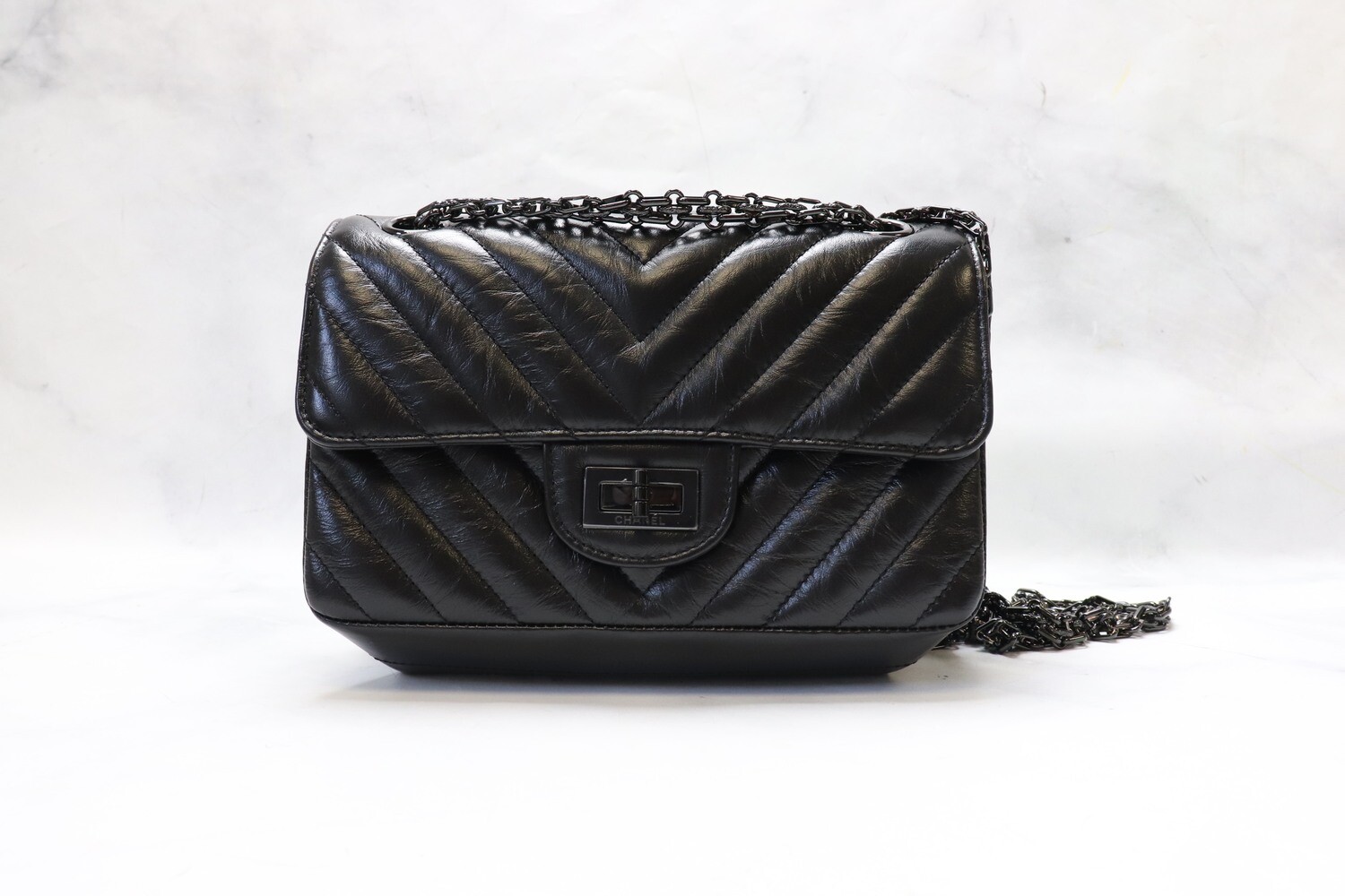 Chanel Reissue Mini, So Black, New in Box