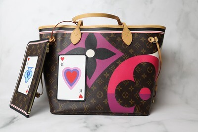 Louis Vuitton Game On Neverfull MM, Monogram with Print, New in Dustbag GA001P
