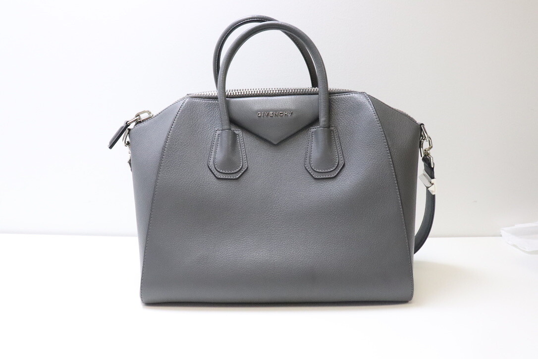 Givenchy Antigona Medium Grey, Preowned - No Dustbag