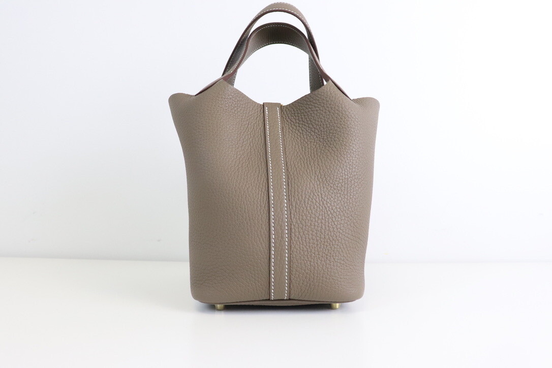 Hermes Picotin 18, Clemence Leather, Palladium Hardware, New in