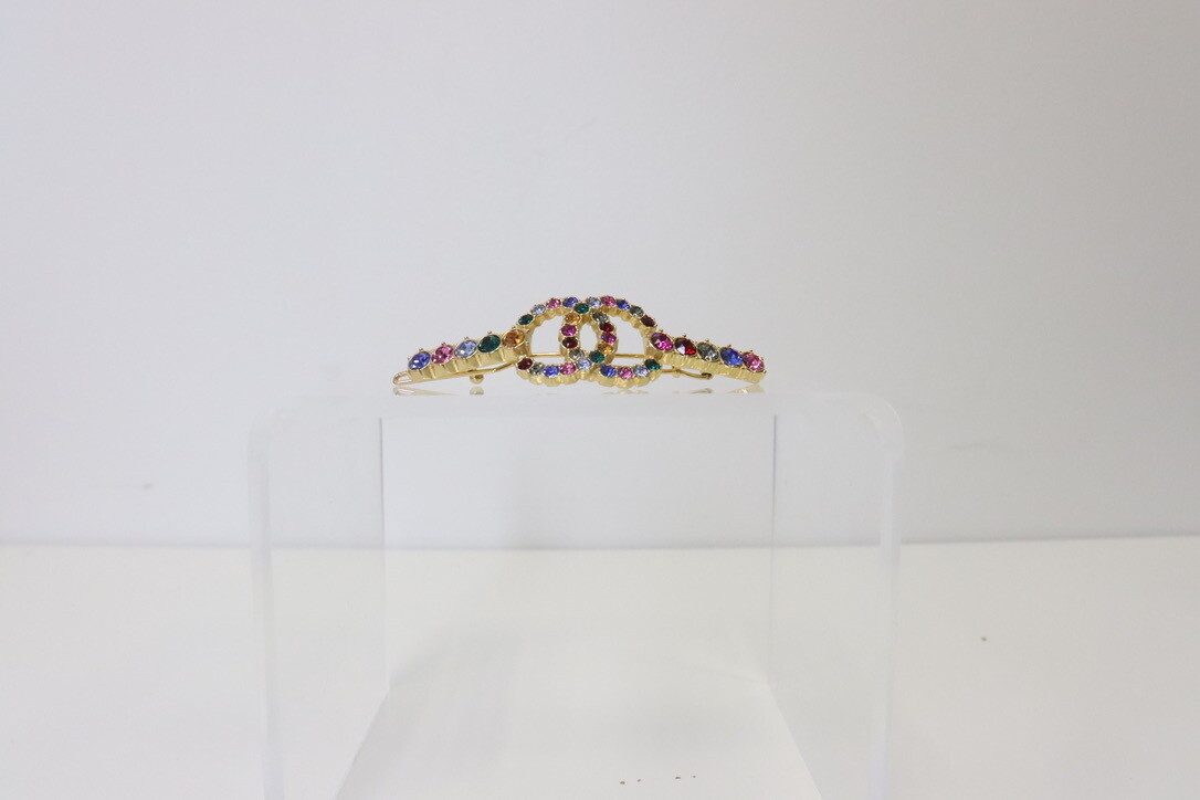 Chanel Hairpin Rainbow Crystal, New in Box