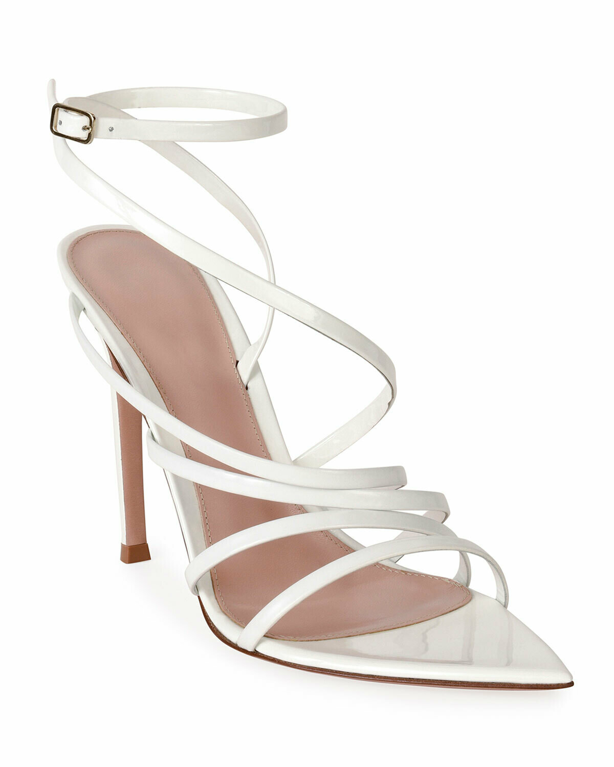 Gianvito Rossi Eclypse White Heeled Sandals WA001 Julia Rose