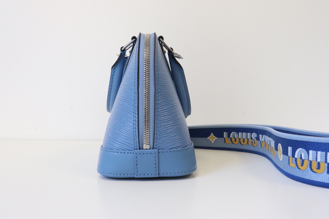 Louis Vuitton - Alma BB Epi Leather Bag - Blue – Shop It
