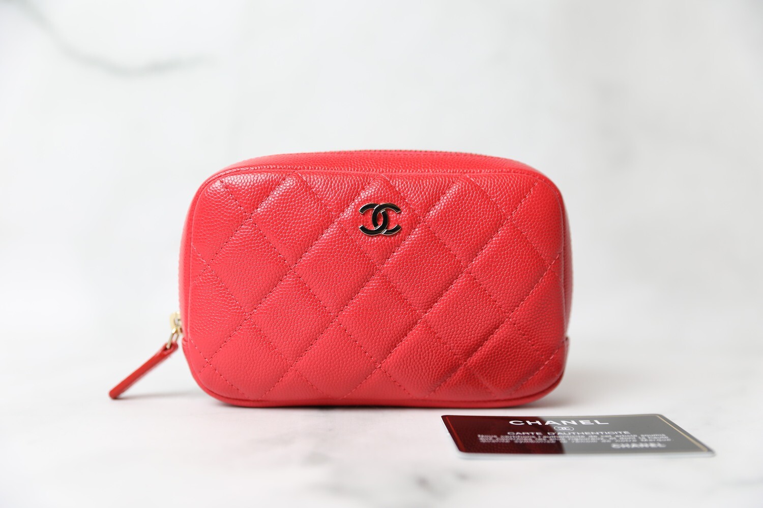Chanel Cosmetic Pouch, Pink Caviar, New in Box WA001