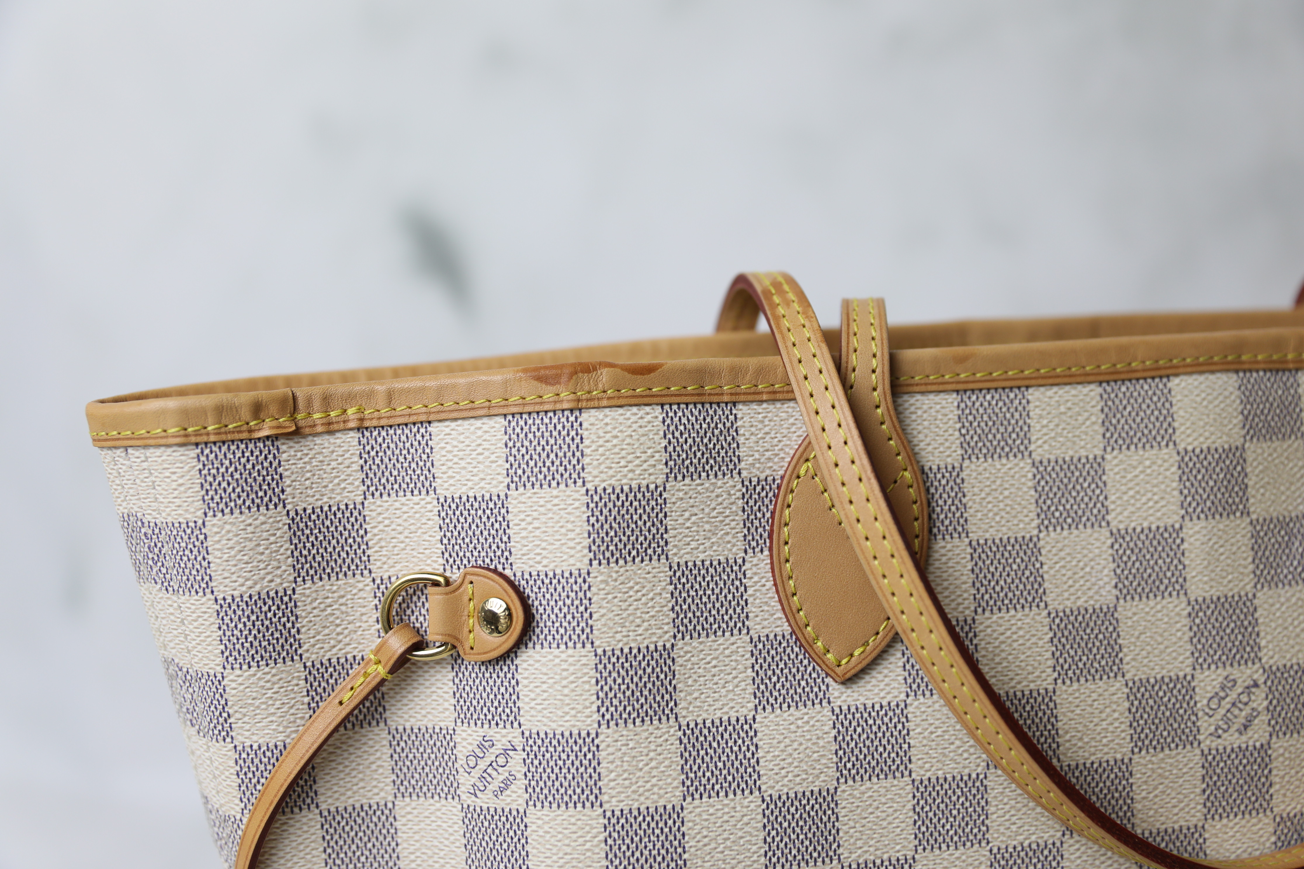 Louis Vuitton Tahitienne Neverfull MM, Azur, Preowned in Dustbag WA001 -  Julia Rose Boston