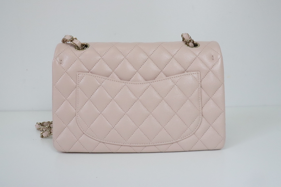 Chanel Classic Double Flap Small Caviar Pink - Kaialux
