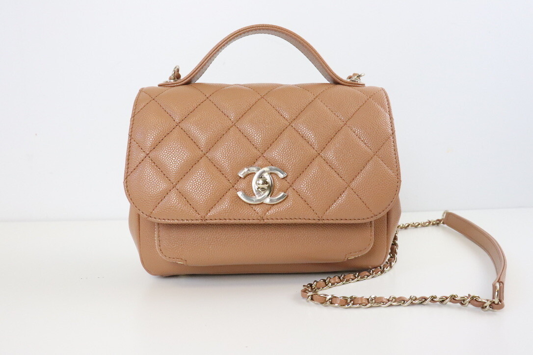 Chanel Business Affinity Caramel Caviar Leather, Gold Hardware, New in  Dustbag - Julia Rose Boston