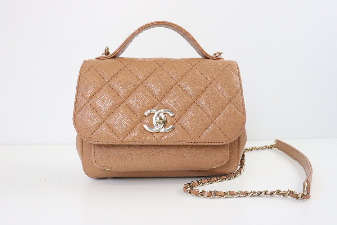 Chanel Business Affinity Caramel Caviar Leather, Gold Hardware, New in  Dustbag