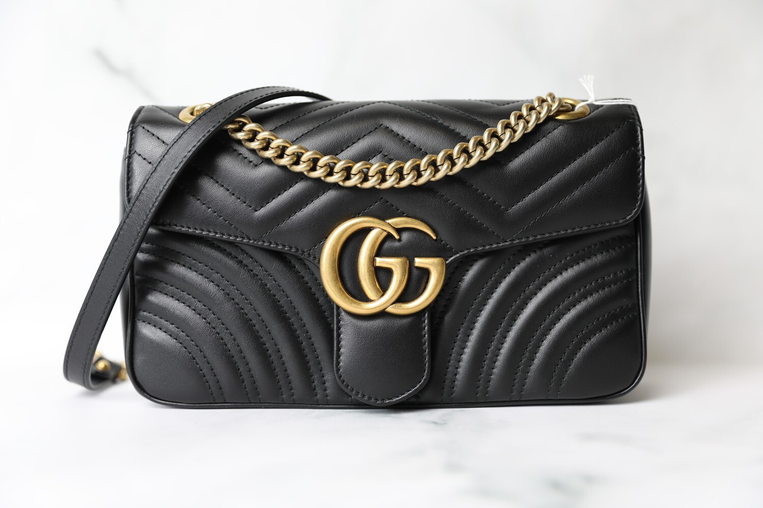 Gucci Marmont Small, Black, New in Box WA001