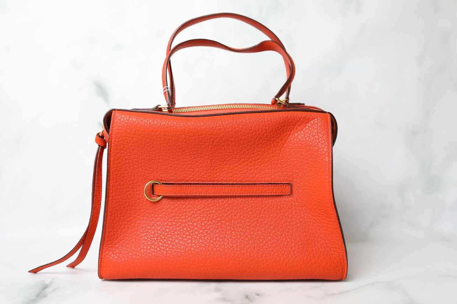 Celine Ring Bag, Orange, Preowned in Dustbag WA001