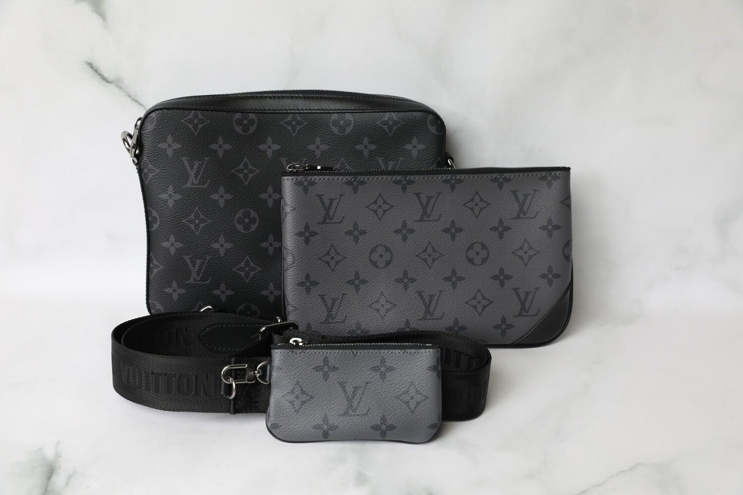 Louis Vuitton Trio Messenger, Reverse Eclipse, New in Box WA001