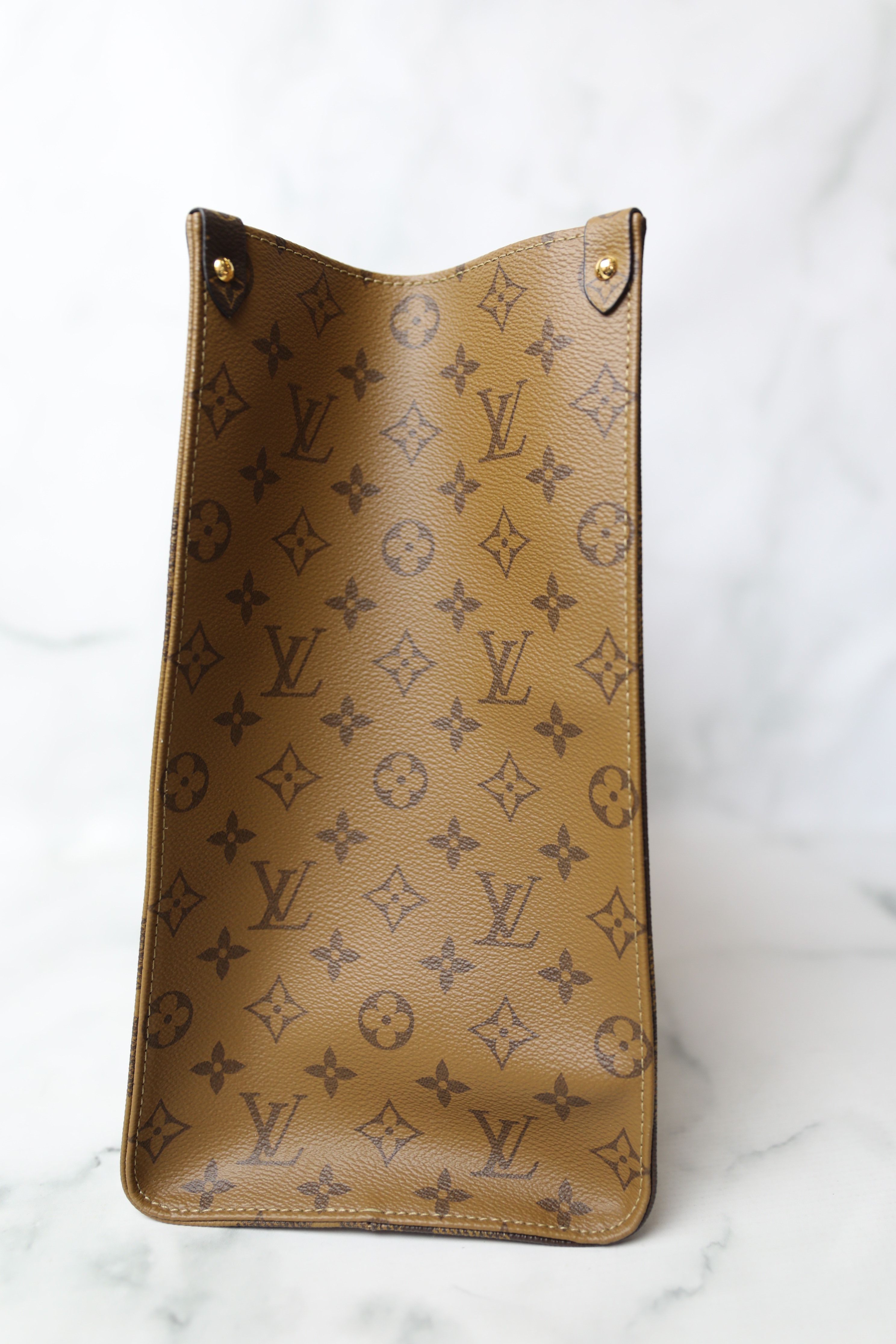 Louis Vuitton On the Go GM, Monogram and Reverse, As New in Box WA001