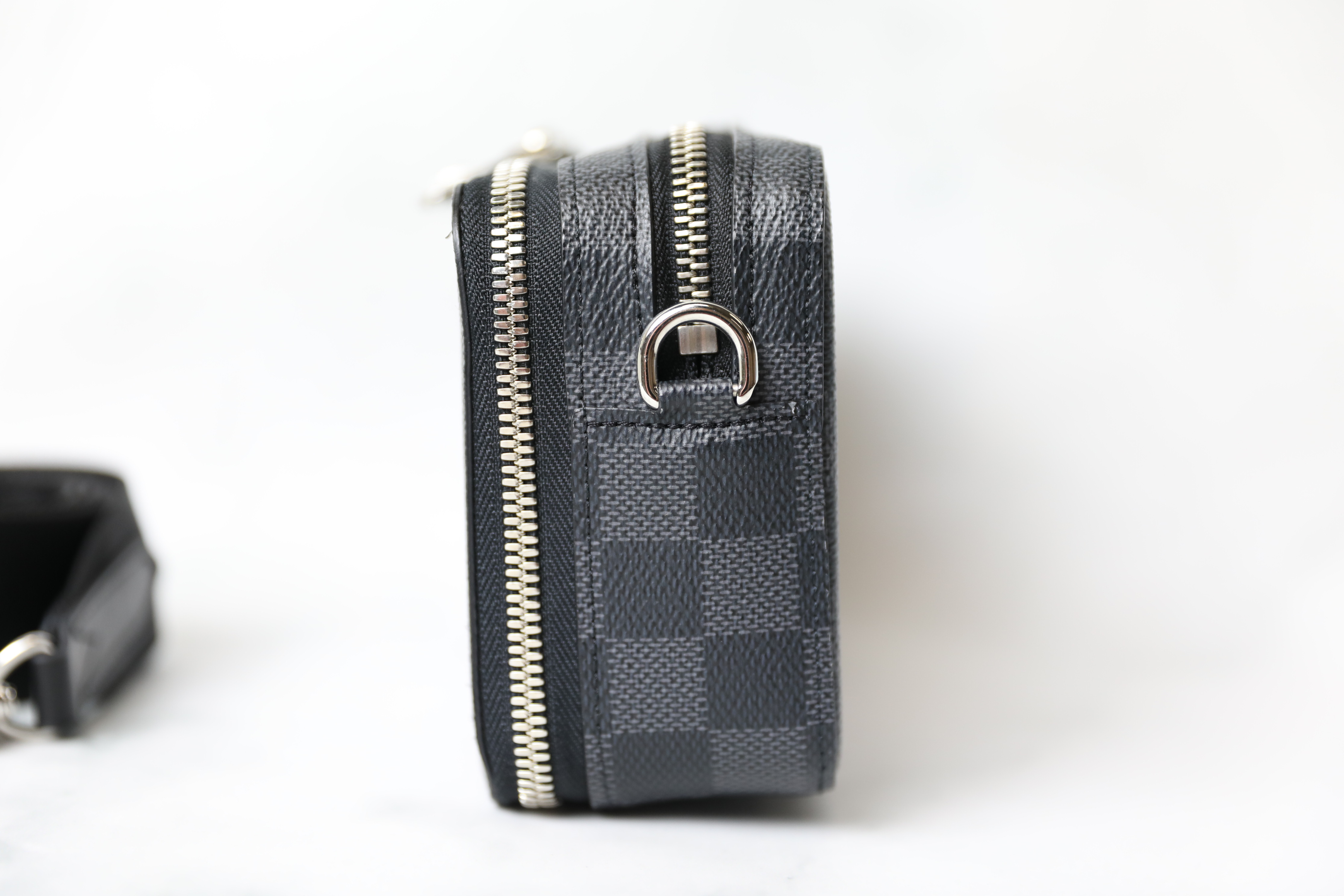 Louis Vuitton Alpha Wearable Wallet, Damier Graphite, New in Box