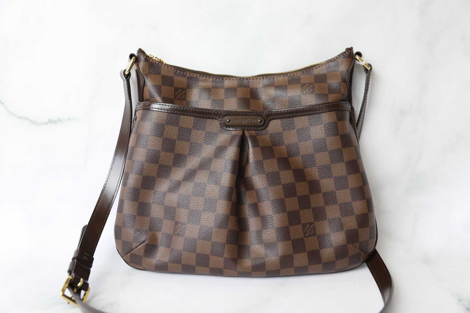 Louis Vuitton Bloomsbury PM, Damier Ebene, Preowned in Dustbag WA001