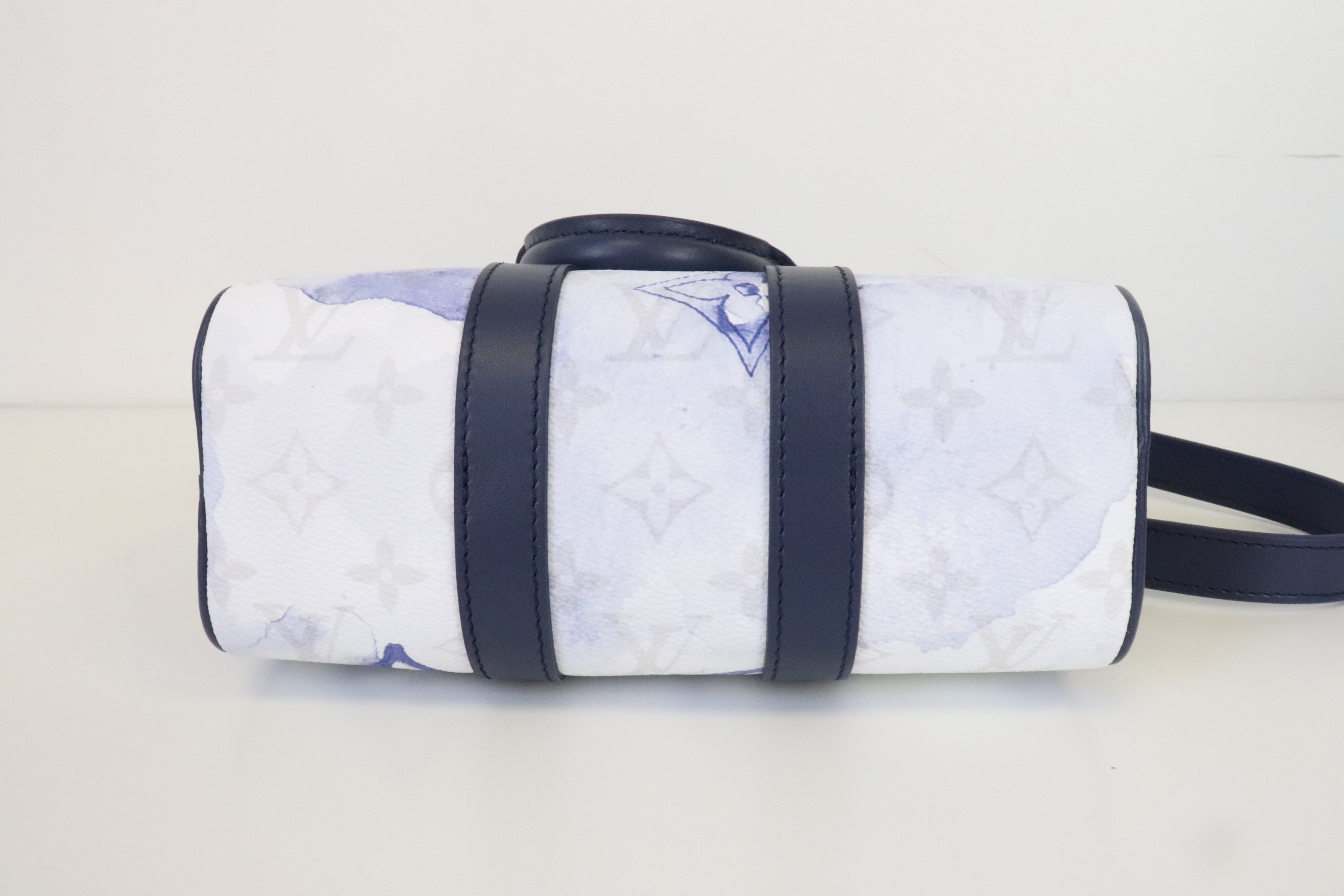Keepall xs cloth satchel Louis Vuitton Blue in Cloth - 15993375