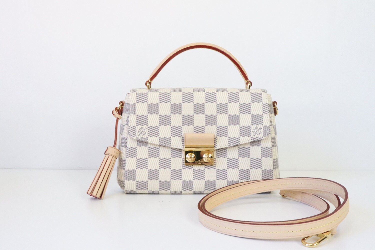 Louis Vuitton Croisette Damier Azur, Preowned in Box