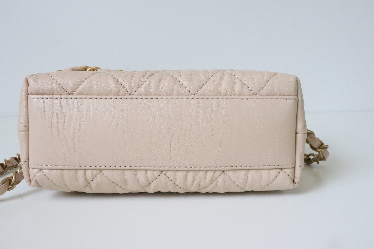 Chanel CC Link Hobo, Beige, New in Box