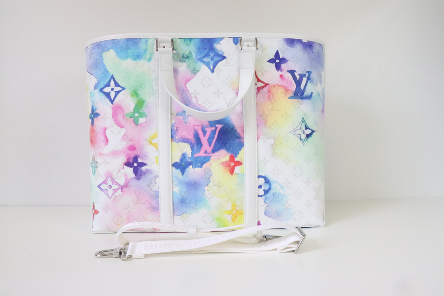 Louis Vuitton Tote Bag Watercolor, New in Dustbag