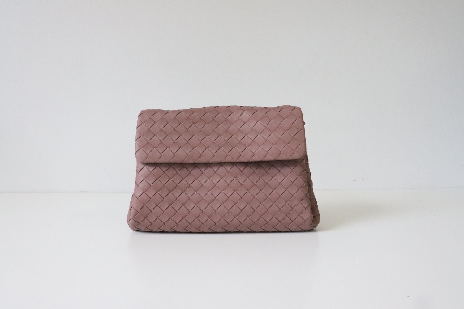 Bottega Venetta Cosmetic Pouch, Blush, Like New in Dustbag