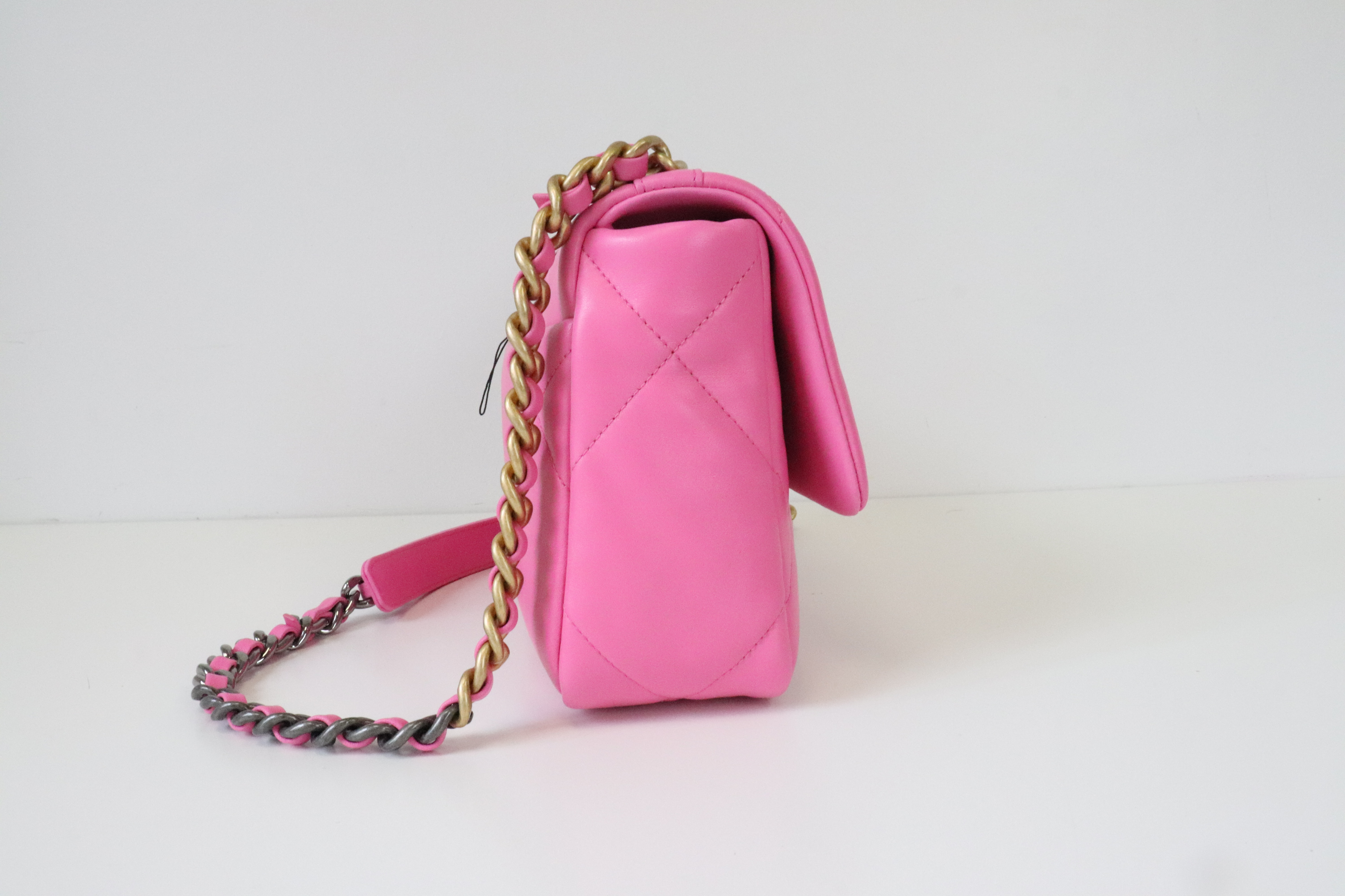 Chanel 19 Small, 22K Hot Pink Lambskin, New in Box MA001 - Julia Rose  Boston