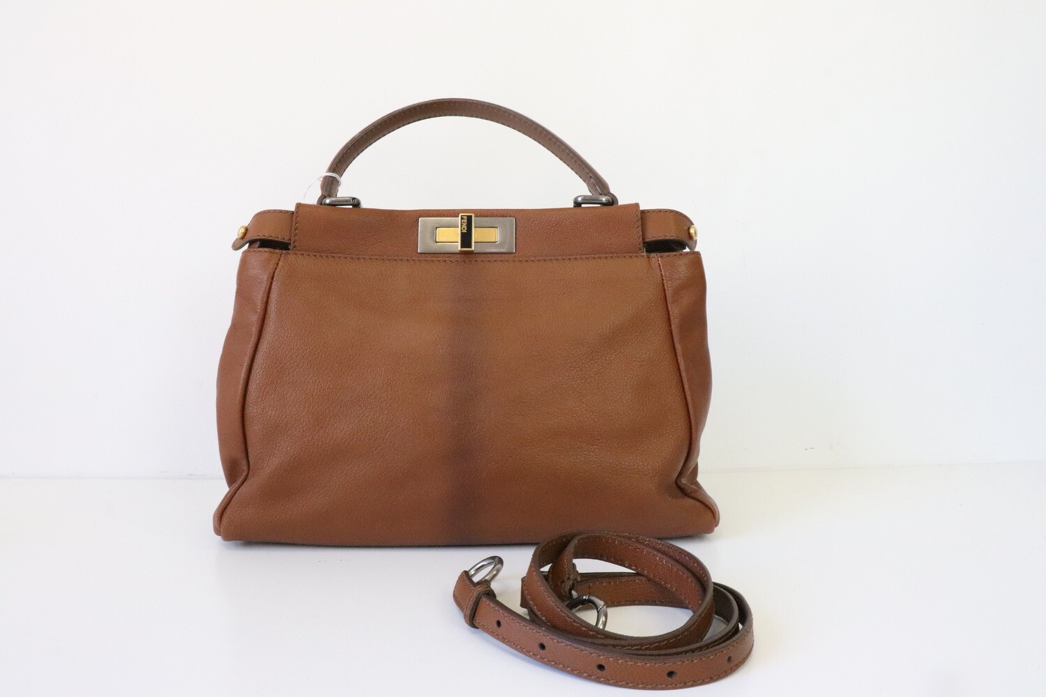 Fendi Peekaboo Brown Preowned - No Dustbag