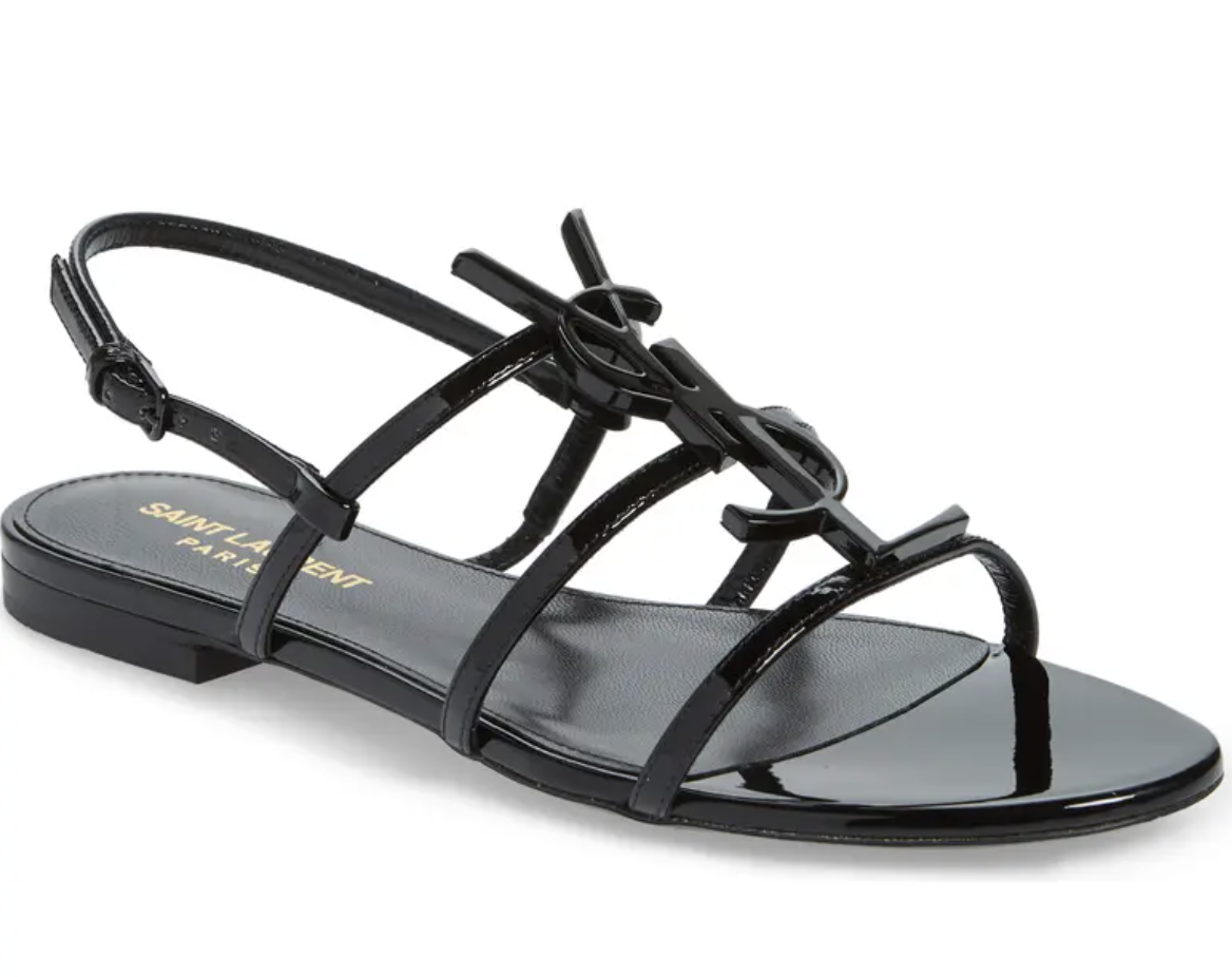 Saint Laurent Cassandra Sandal, New In Box 
