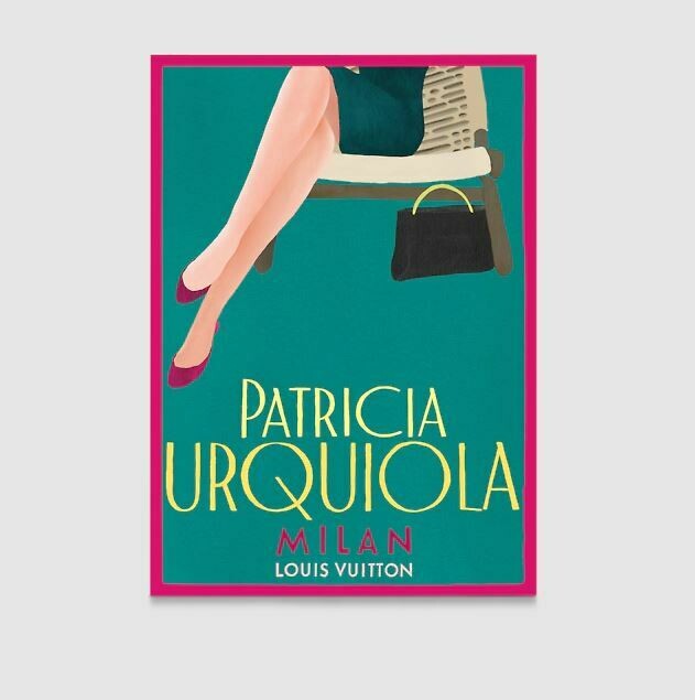 Louis Vuitton Poster of Patricia Urquiola, New in Box WA001