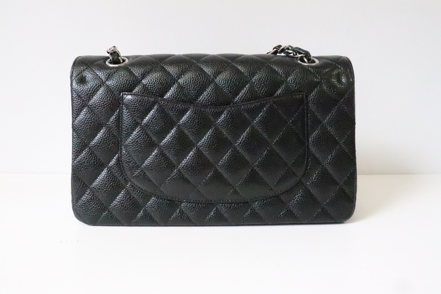 chanel caviar leather classic flap bag