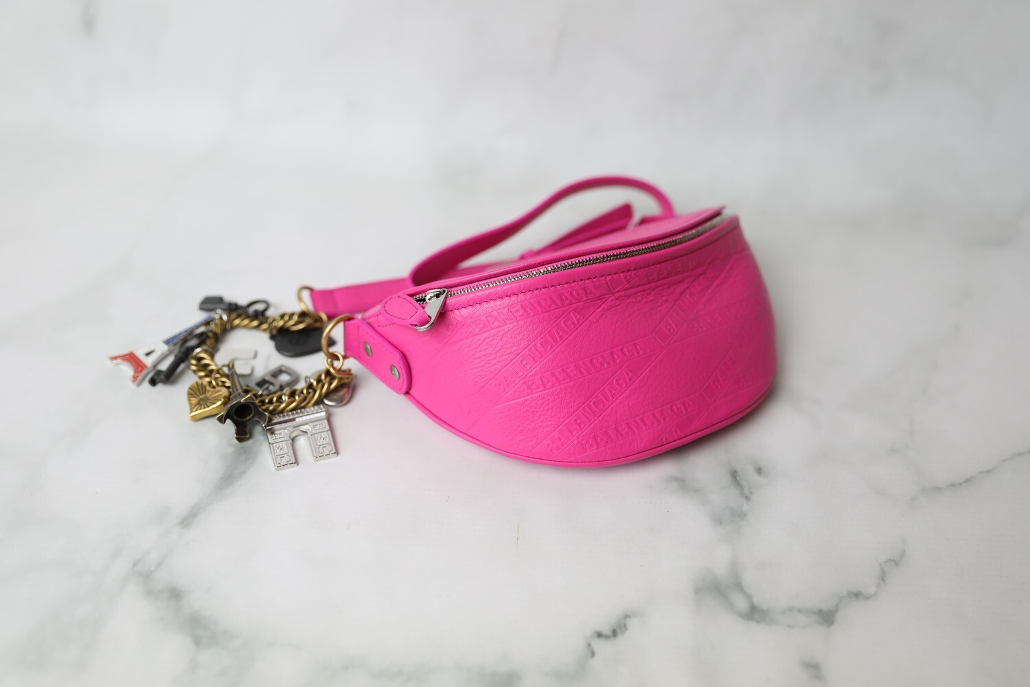 Balenciaga Souvenir Belt Bum Bag, Pink, New in Dustbag WA001